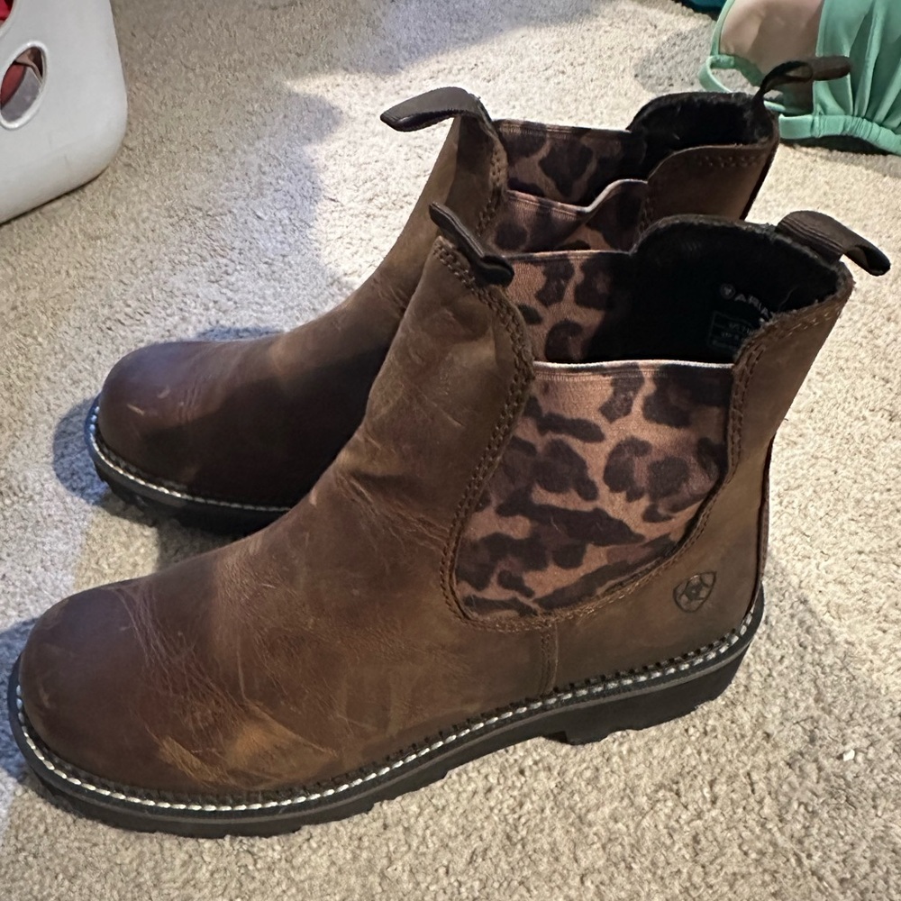 Ariat Brown Leopard Print Footwear
